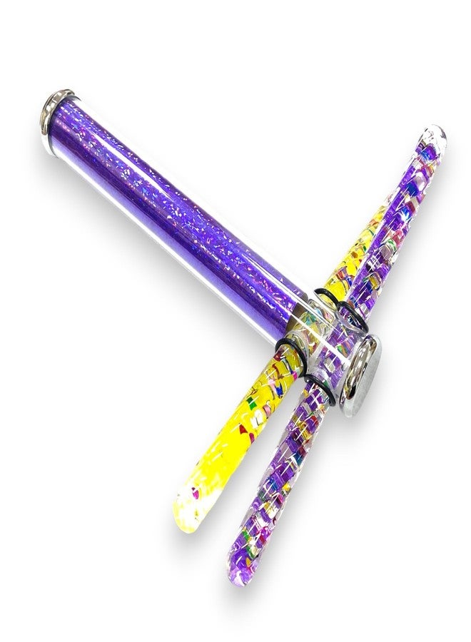 Star Magic KaleidoscopeX Dual Glitter Wand Kaleidsocope Two Glitter Teeny Wands Crossing Kaleidoscope (Purple) - Image 3